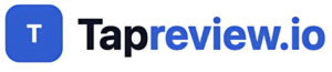 Logo with 'Tap Review' and Ripple Finger Icon (1)
