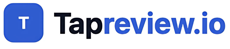 Logo with 'Tap Review' and Ripple Finger Icon (1)